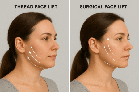لیفت صورت با نخ و یا حراجی؟