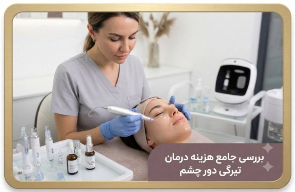 هزینه رفع تیرگی دور چشم
